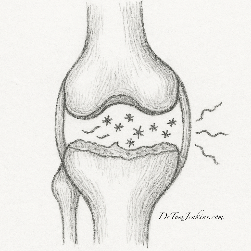 Chemical pain in joint